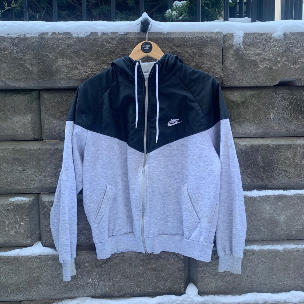 EARLY/MID 90s NIKE FULL ZIP HOODIE - Picture 1 of 3